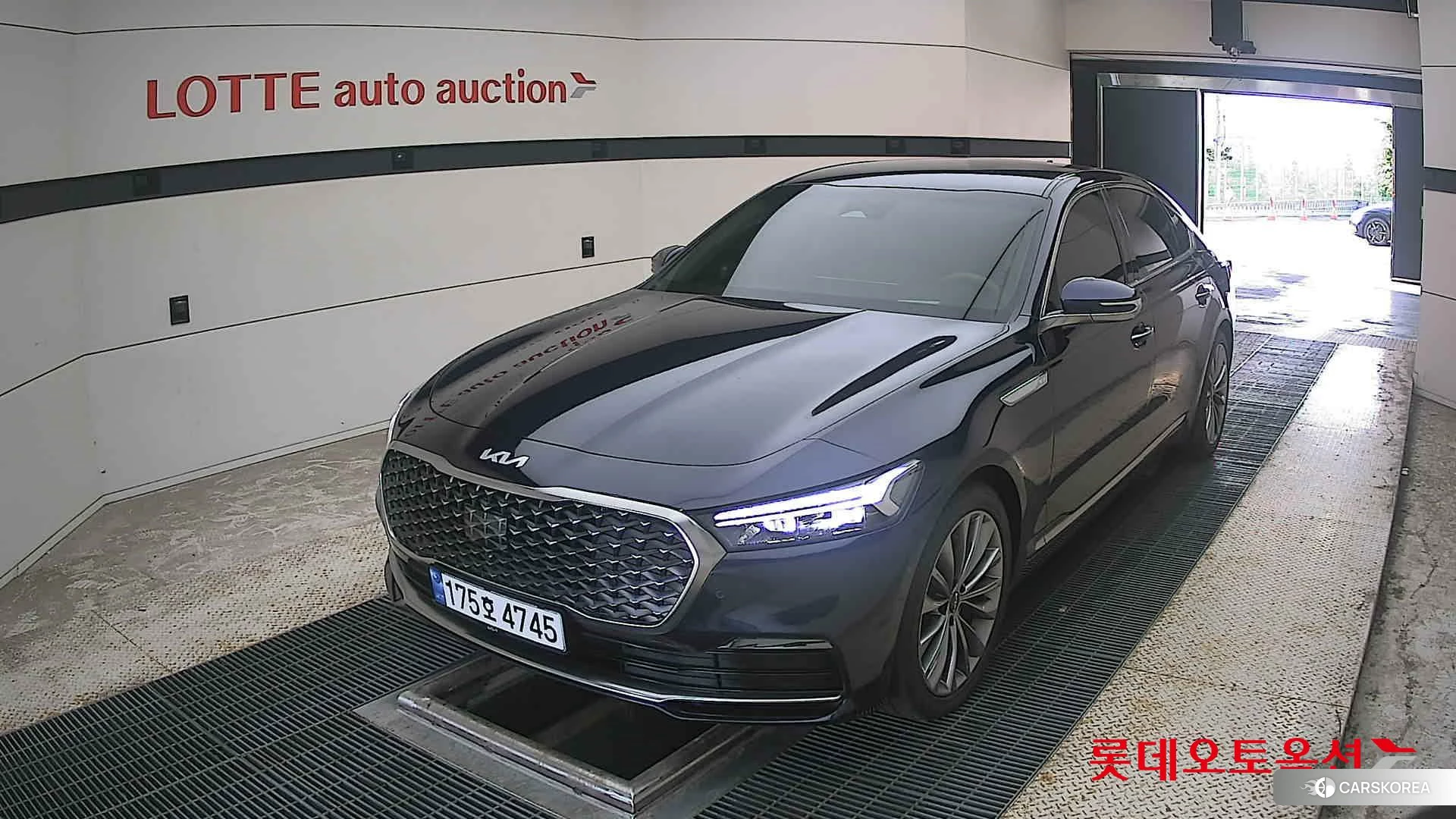 Kia K9 2024 Deep Chroma Blue из Кореи