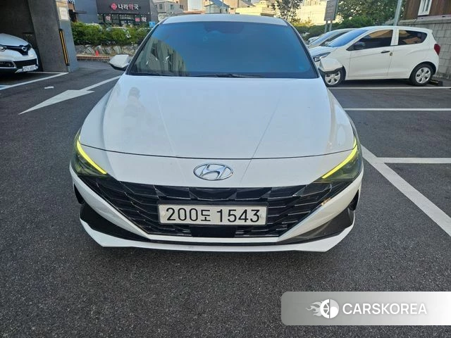 Hyundai Avante (CN7) 2020 Белый из Кореи