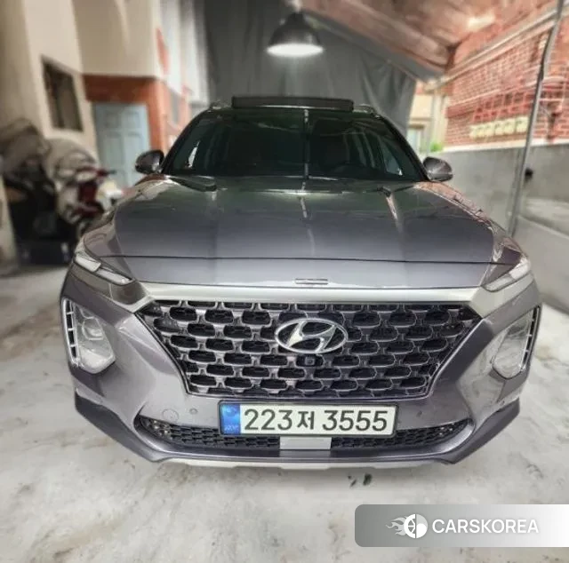 Hyundai Santa Fe TM 2018 Серый из Кореи