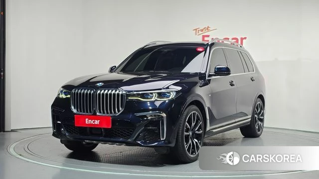 BMW X7 (G07) 2020 Черный из Кореи