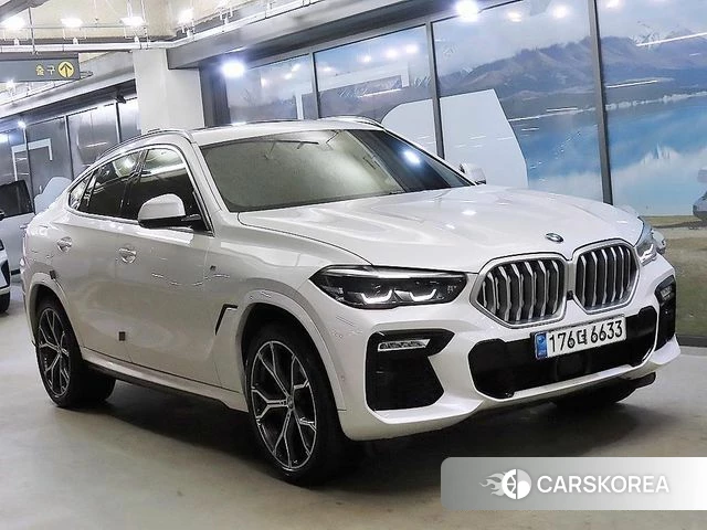 BMW X6 (G06) 2021 Белый из Кореи