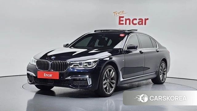 BMW 7 Series (G11) 2018 Синий из Кореи