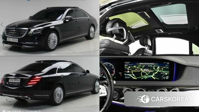 Mercedes-Benz S-Class W222 2019 Черный из Кореи