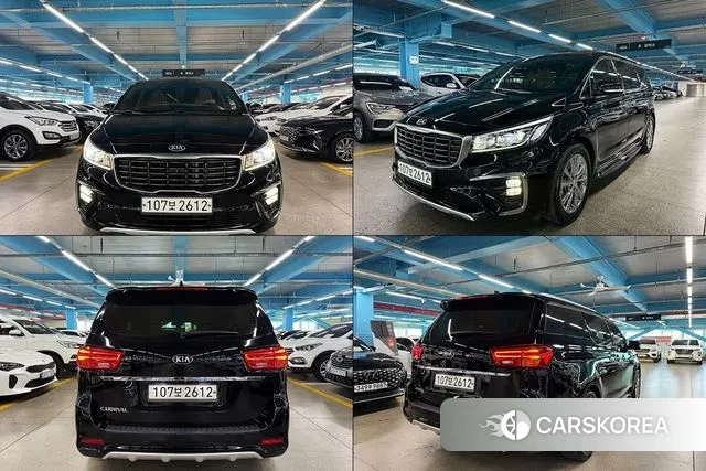 Kia The New Carnival 2019 Черный из Кореи