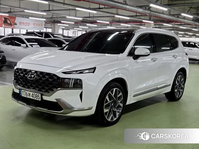 Hyundai The New Santa Fe 2021 Белый из Кореи