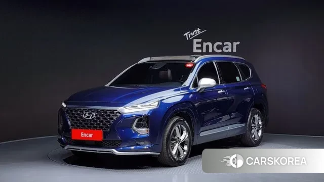 Hyundai Santa Fe TM 2019 Синий из Кореи