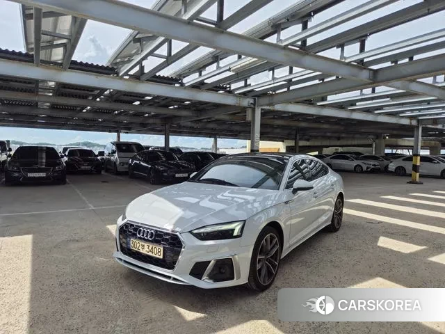 Audi A5 (F5) 2021 Белый из Кореи