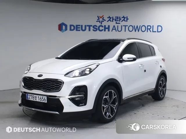 Kia Sportage The Bold 2021 Белый из Кореи