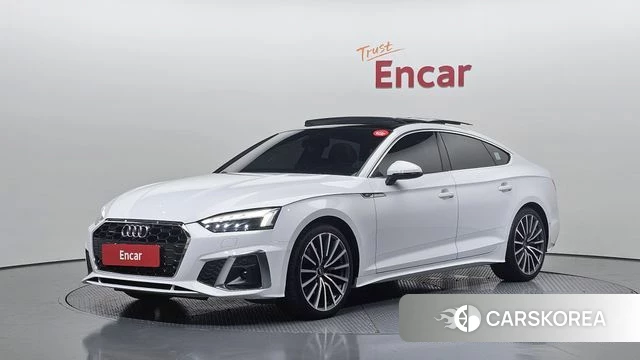Audi A5 (F5) 2022 Белый из Кореи