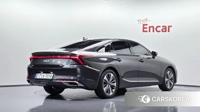 Kia K8 Hybrid 2023 Серый из Кореи