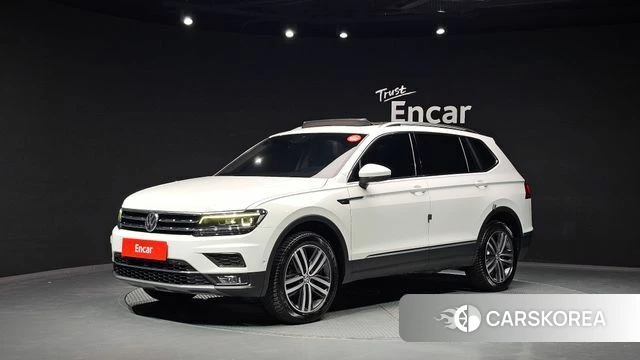Volkswagen Tiguan Allspace 2020 Белый из Кореи