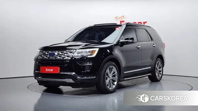 Ford Explorer 2018 Черный из Кореи