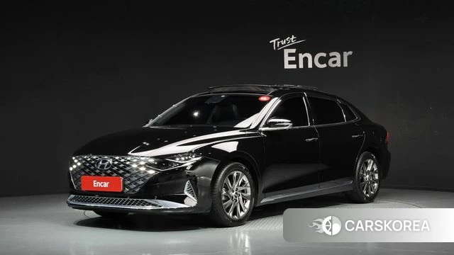 Hyundai The New Grandeur IG Hybrid 2020 Черный из Кореи