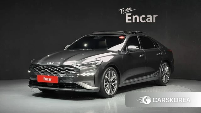 Kia K8 Hybrid 2022 Серый из Кореи