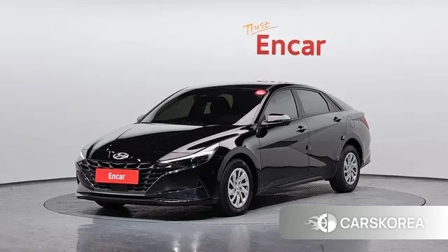 Hyundai Avante (CN7) 2021 Черный из Кореи