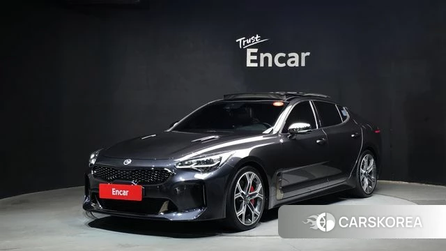 Kia Stinger 2018 Серый из Кореи