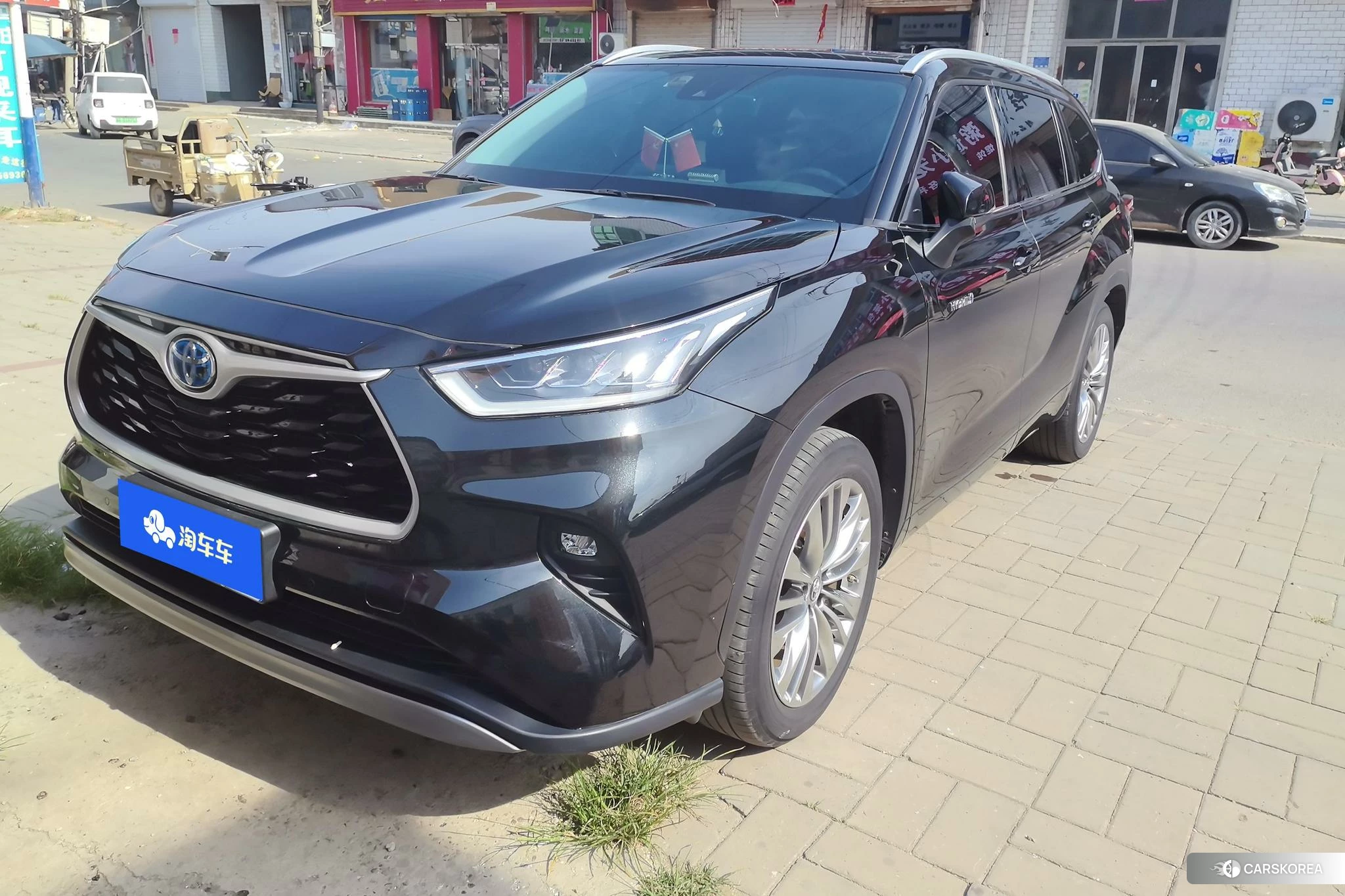 Toyota Highlander 2021 Черный из Китая