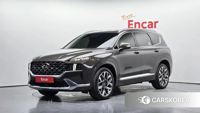 Hyundai The New Santa Fe 2021 Серый из Кореи