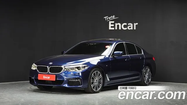BMW 5 Series (G30) 2019 Синий из Кореи