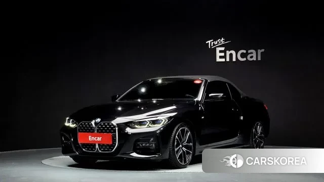 BMW 4 Series (G22) 2023 Черный из Кореи