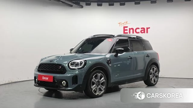 Mini Cooper S Countryman 2021 Небесно-голубой из Кореи