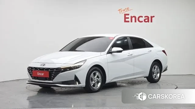 Hyundai Avante (CN7) 2021 Белый из Кореи