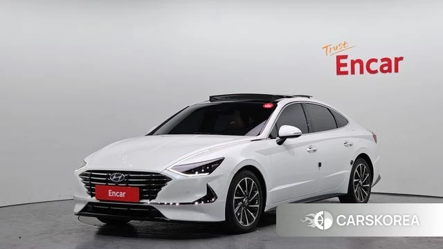 Hyundai Sonata (DN8) 2019 Белый из Кореи