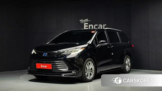 Toyota Sienna 4th Generation 2022 Черный из Кореи