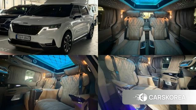Kia Carnival 4th generation 2023 Белый из Кореи