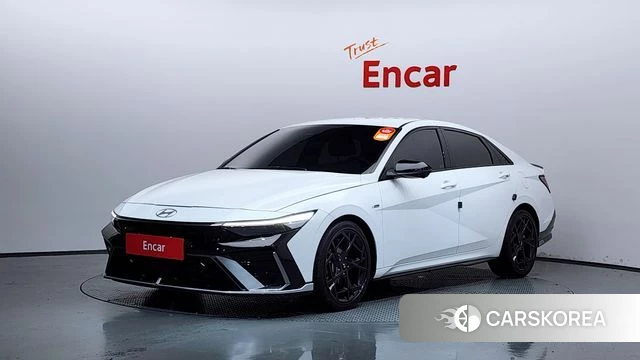 Hyundai The New Avante (CN7) 2023 Белый из Кореи