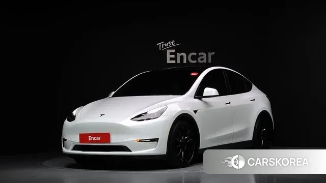 Tesla Model Y 2021 Белый из Кореи