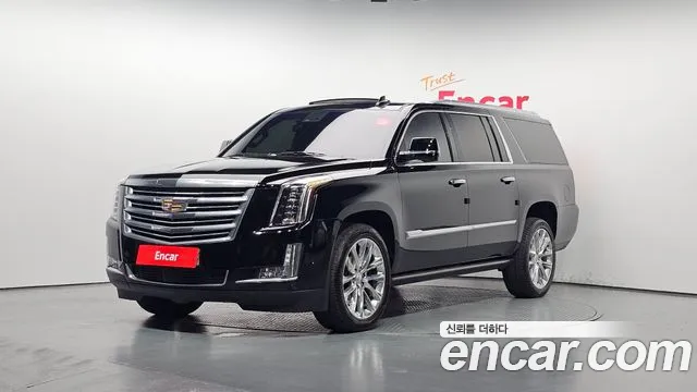 Cadillac Escalade 2018 Черный из Кореи