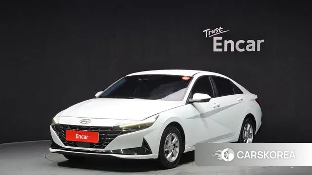 Hyundai Avante (CN7) 2020 Белый из Кореи