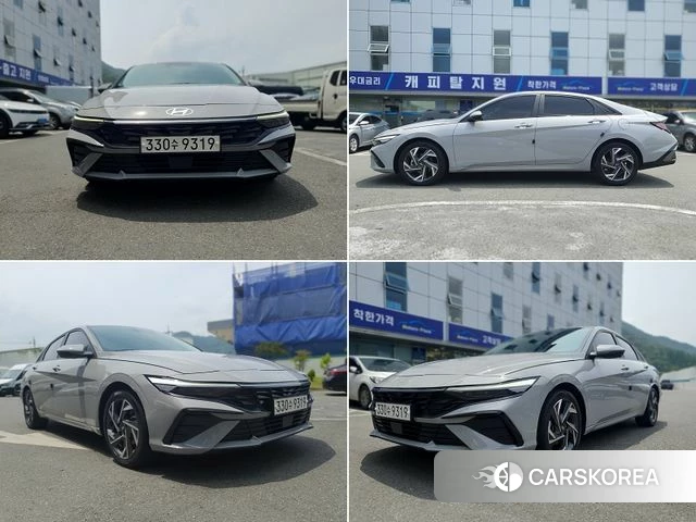 Hyundai The New Avante (CN7) 2024 Серебристо-серый из Кореи