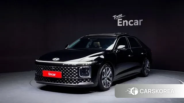 Hyundai Grandeur (GN7) 2023 Черный из Кореи