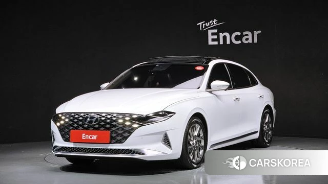 Hyundai The New Grandeur IG Hybrid 2019 Белый из Кореи