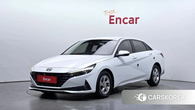 Hyundai Avante (CN7) 2021 Белый из Кореи
