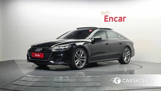 Audi A7 (4K) 2021 Черный из Кореи