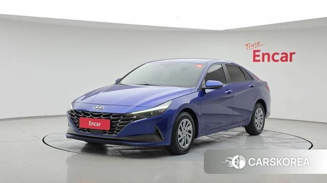 Hyundai Avante (CN7) 2020 Синий из Кореи