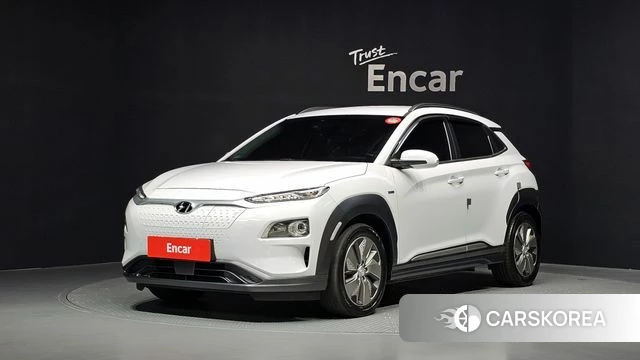 Hyundai Kona Electric 2018 Белый из Кореи