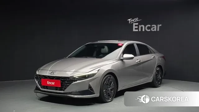 Hyundai Avante (CN7) 2020 Серебристо-серый из Кореи