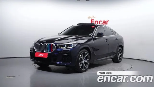 BMW X6 (G06) 2022 Черный из Кореи