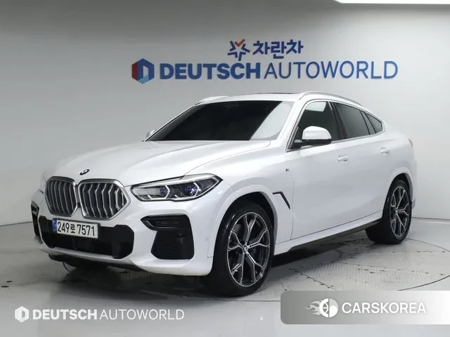 BMW X6 (G06) 2022 Белый из Кореи
