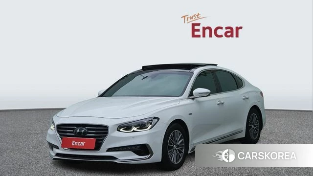 Hyundai Grandeur IG Hybrid 2018 Белый из Кореи