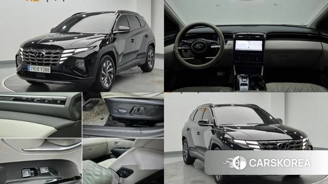 Hyundai Tucson Hybrid (NX4) 2022 Черный из Кореи