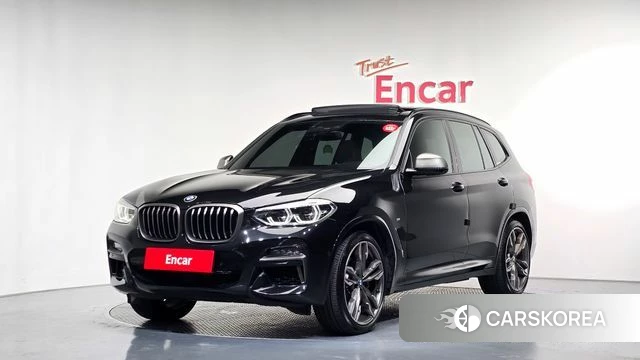 BMW X3 (G01) 2021 Черный из Кореи