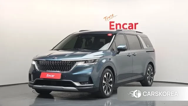 Kia Carnival 4th generation 2021 Небесно-голубой из Кореи