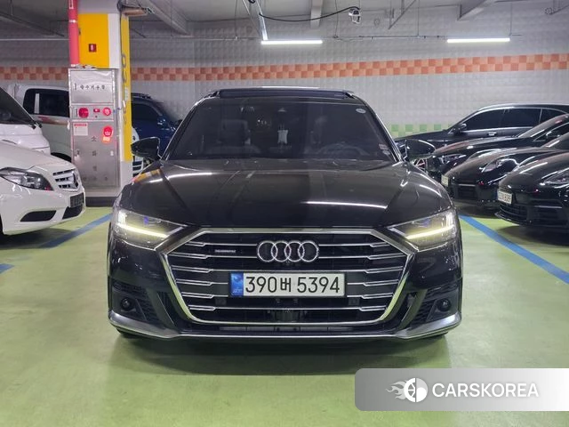 Audi A8 (D5) 2021 Черный из Кореи