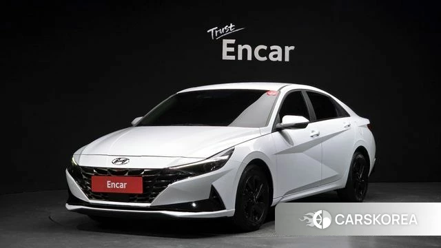 Hyundai Avante (CN7) 2022 Белый из Кореи