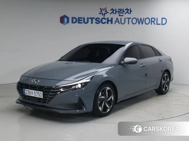 Hyundai Avante (CN7) 2020 Небесно-голубой из Кореи